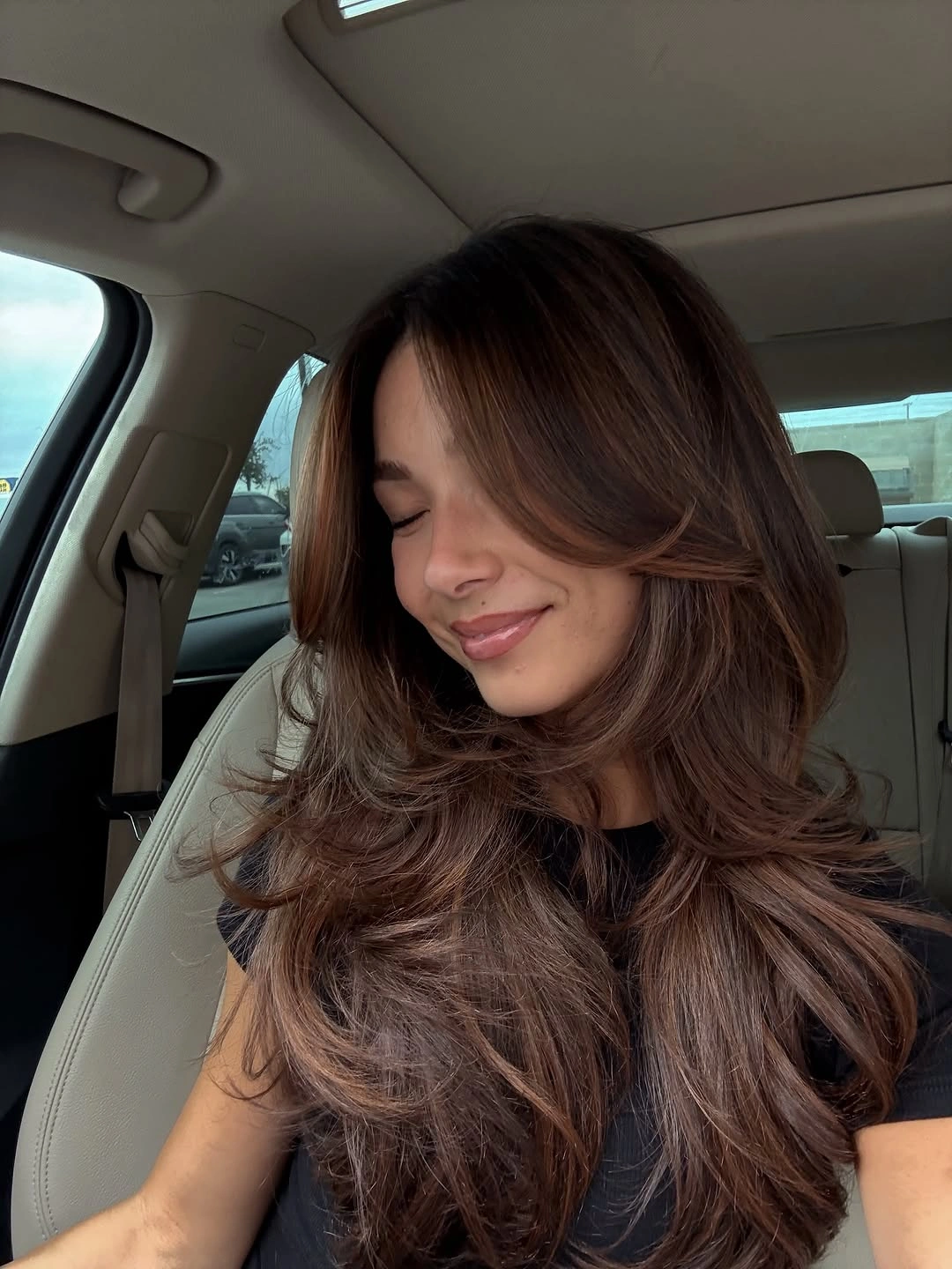 fall hairstyles for long hair 2026 Voluminous Layered Blowout