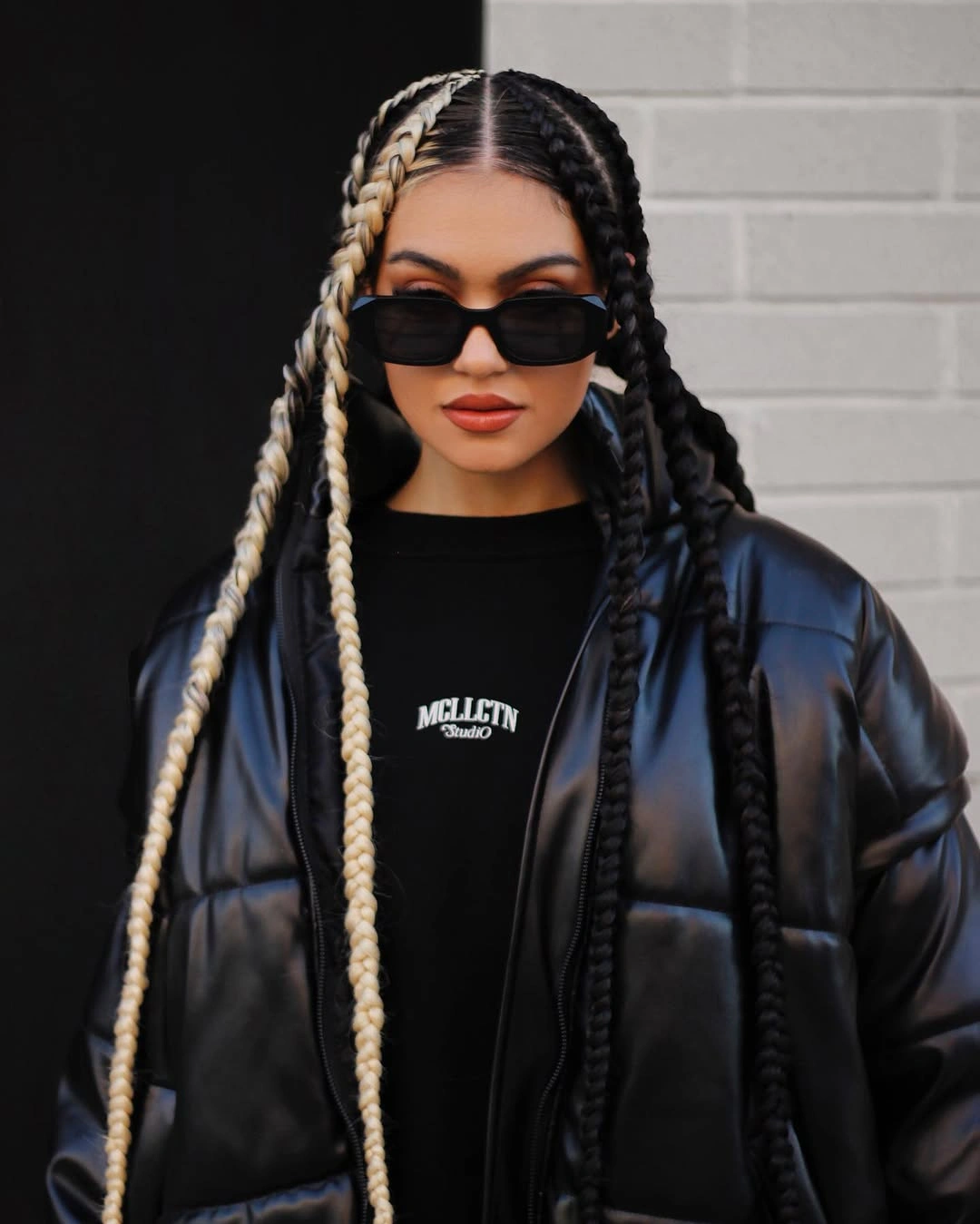 fall hairstyles for long hair 2026 High Contrast Statement Braids