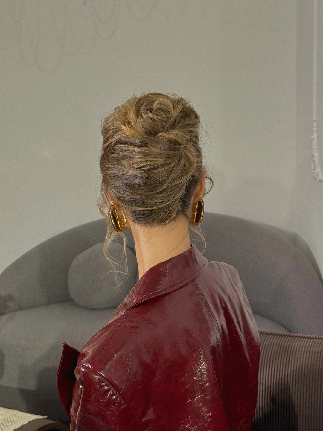 fall hairstyles for long hair 2026 Classic French Twist With Modern Volume