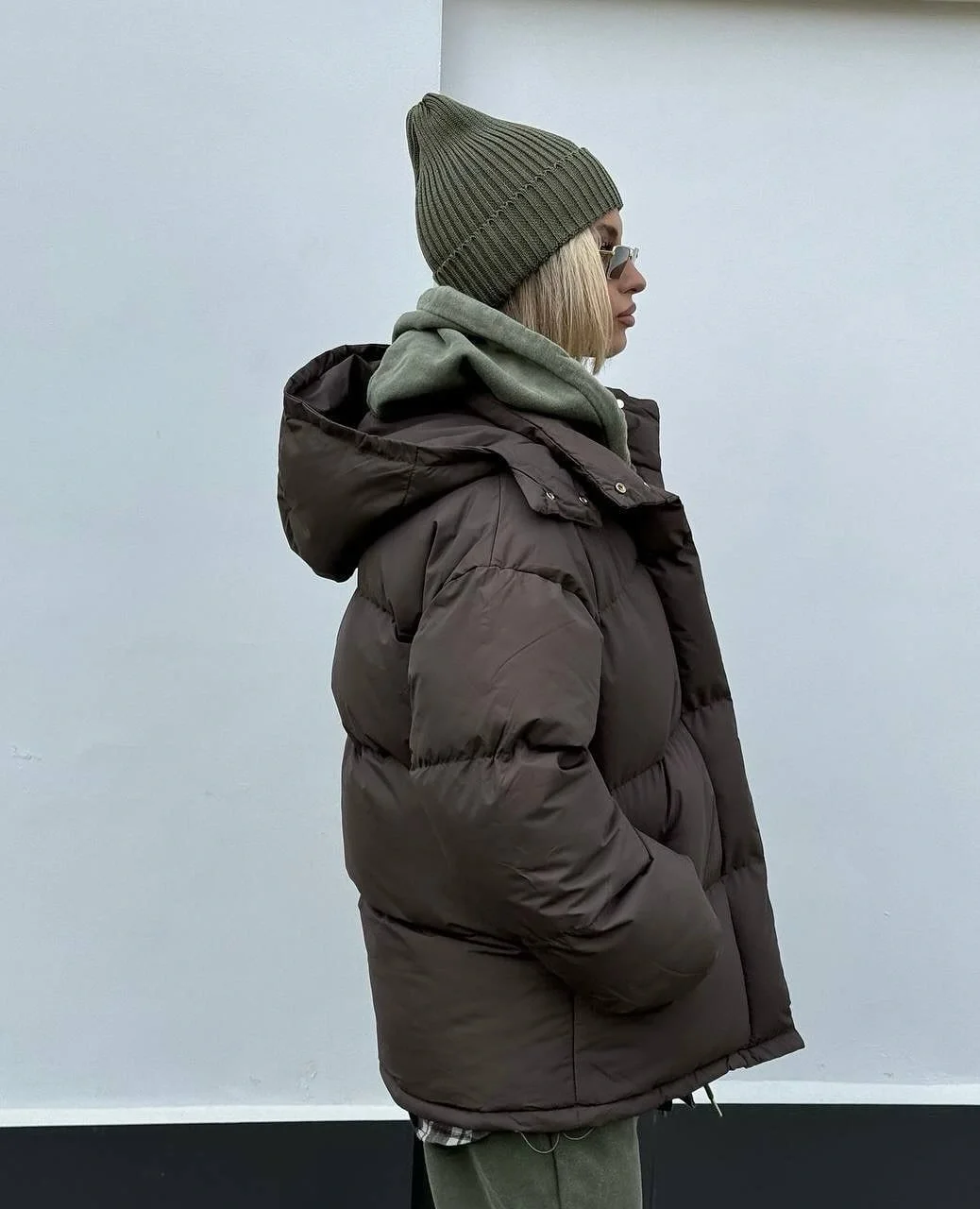 fall jackets outfit 2026 The Oversized Brown Puffer That Feels Ready For Cold Days