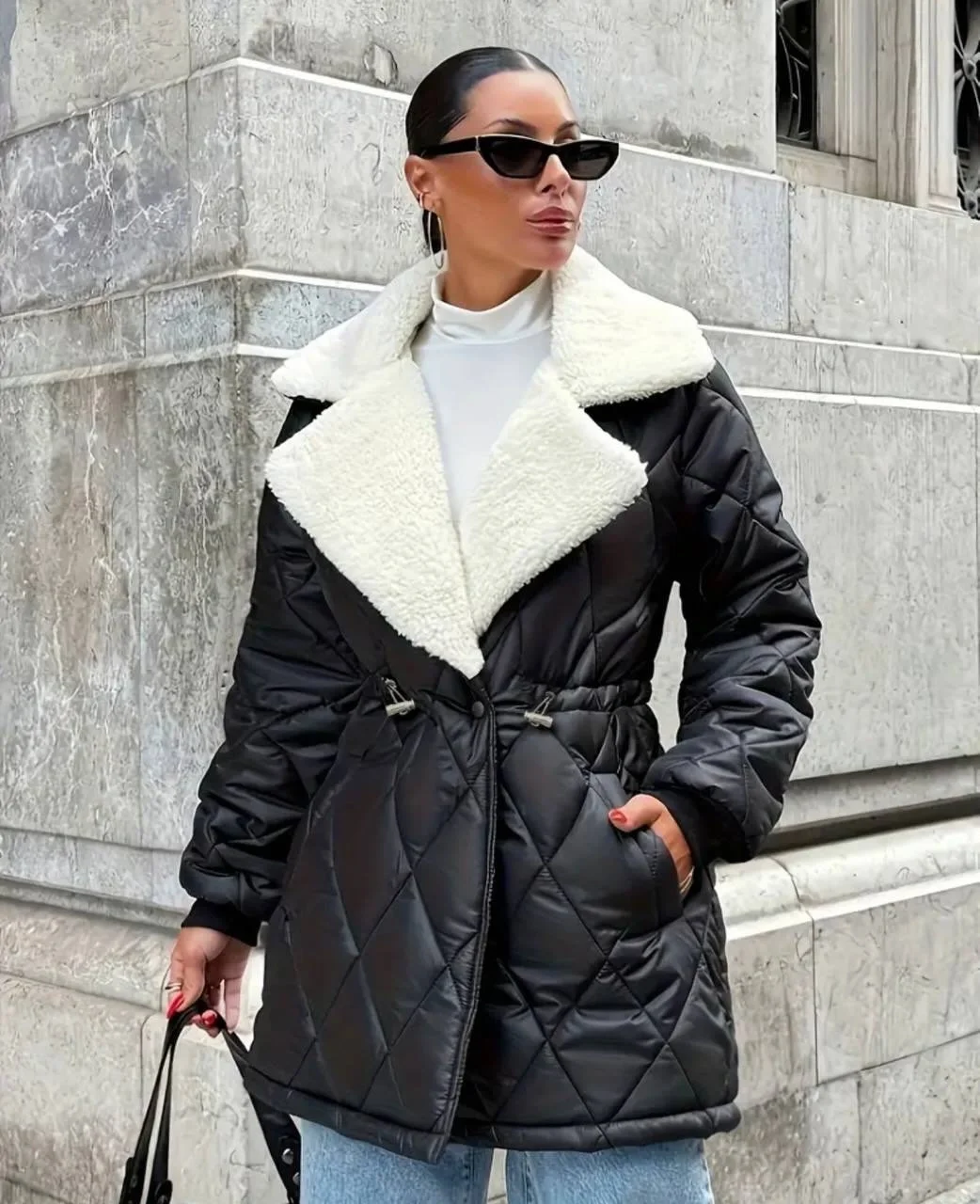 fall jackets outfit 2026 The Black Quilted Jacket That Elevates Everyday Style