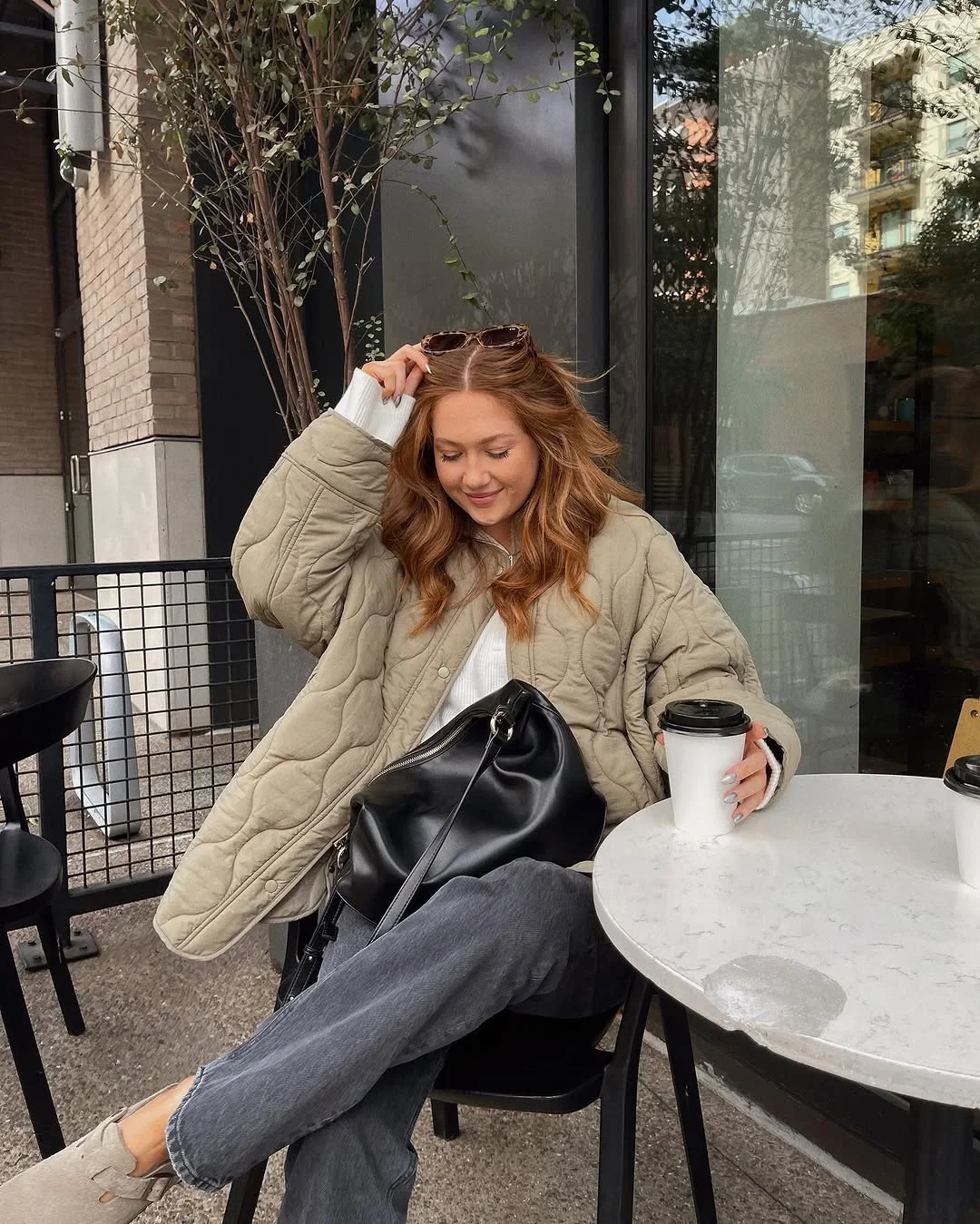 fall jackets outfit 2026 Relaxed Quilted Jacket For Everyday Comfort