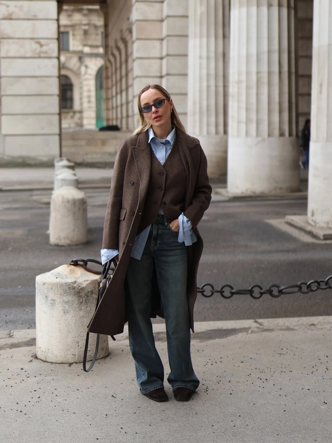 fall layering outfits 2026 Smart Tailoring With Relaxed Denim