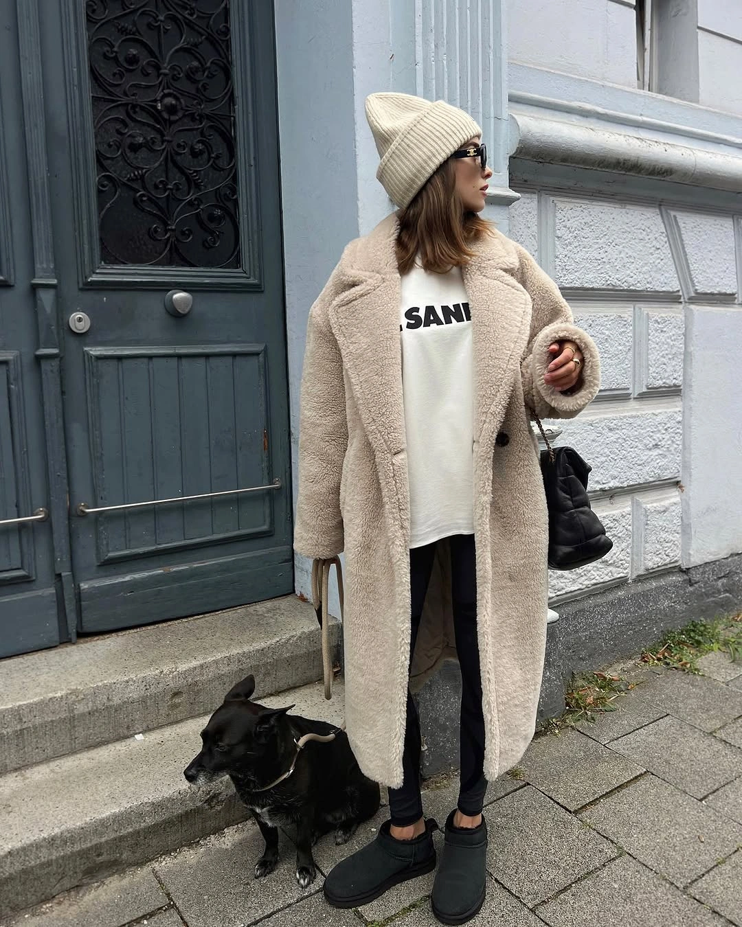 fall outfits teddy coat 2026 Cream Teddy Coat With Everyday Cozy Layers