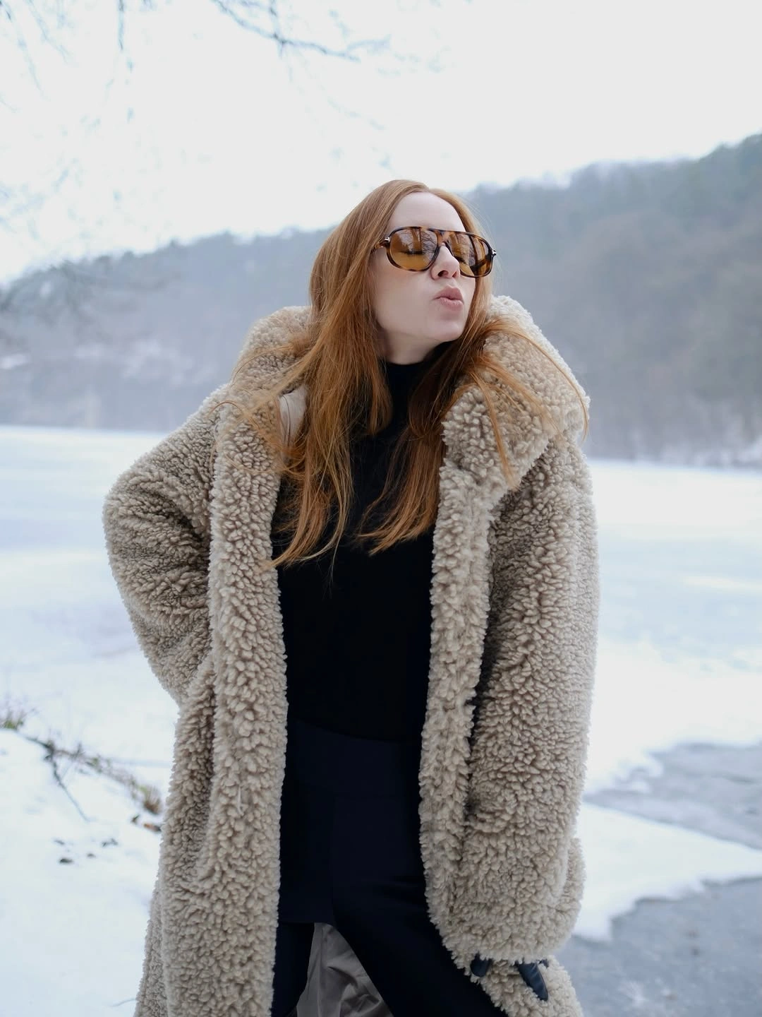 fall outfits teddy coat 2026 Textured Teddy Coat For Cold Weather Days