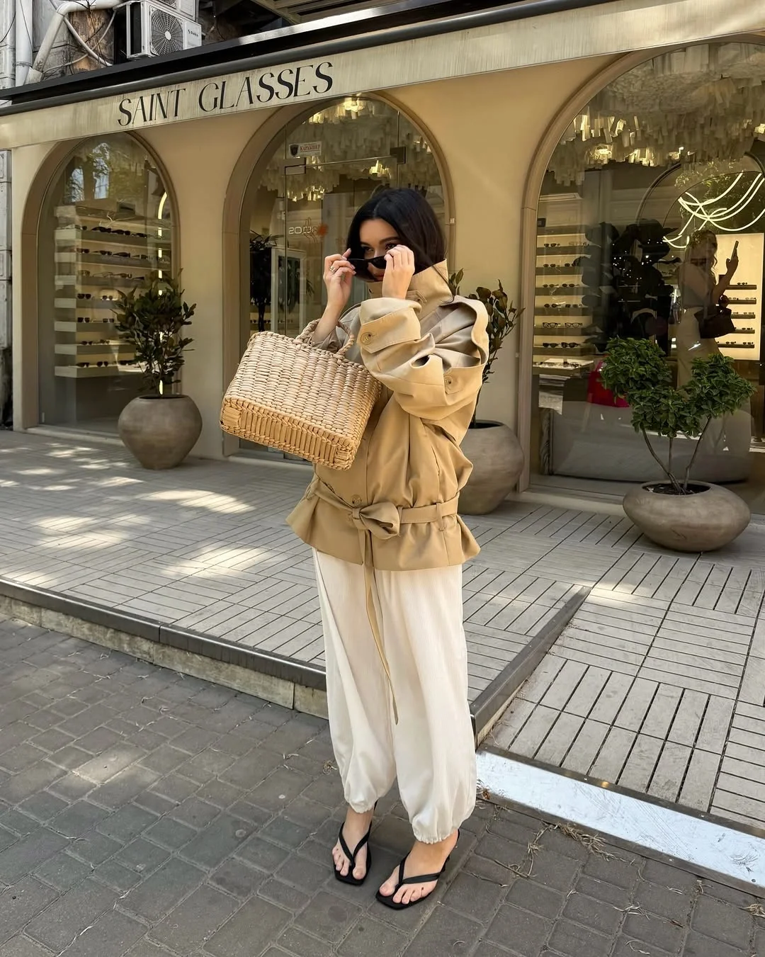 fall outfits with Duster coat 2026 Soft Khaki Layers With Relaxed Weekend Energy