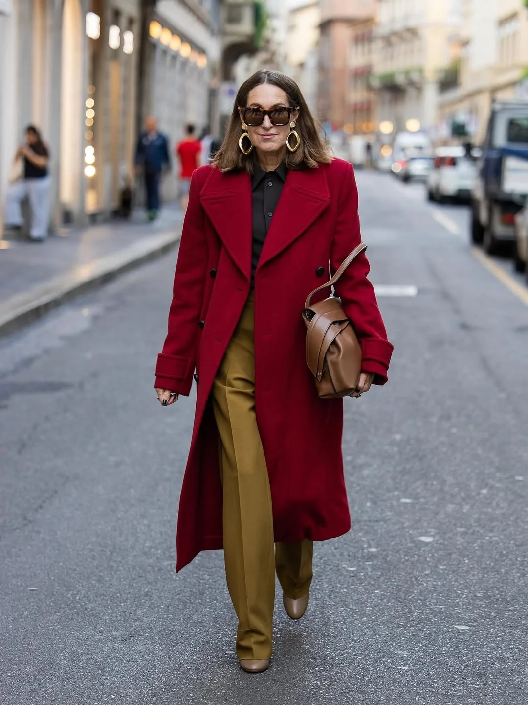 fall outfits with peacoat 2026 Rich Burgundy Layers That Make Every Walk Feel More Elegant