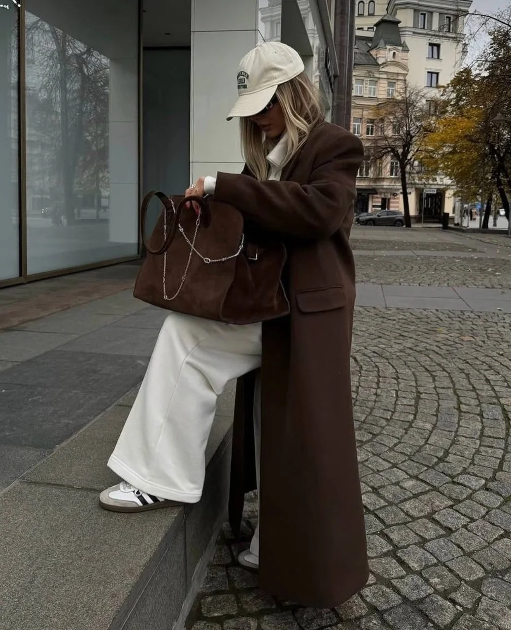 fall outfits with peacoat 2026 Relaxed Chocolate Brown Layers for Everyday Comfort