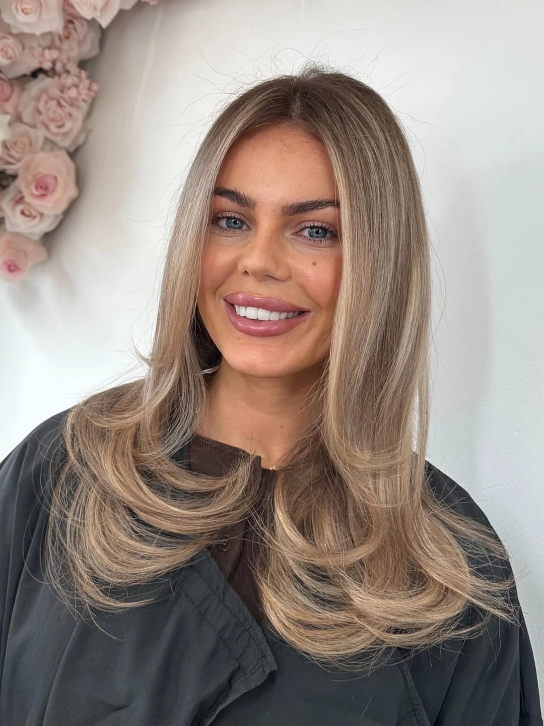 dirty blonde hair color Feathered Layers With Bright Face Framing