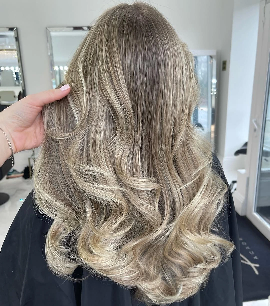 full head babylights blonde on brown hair Soft Pearl Blonde Babylights With Silky Volume