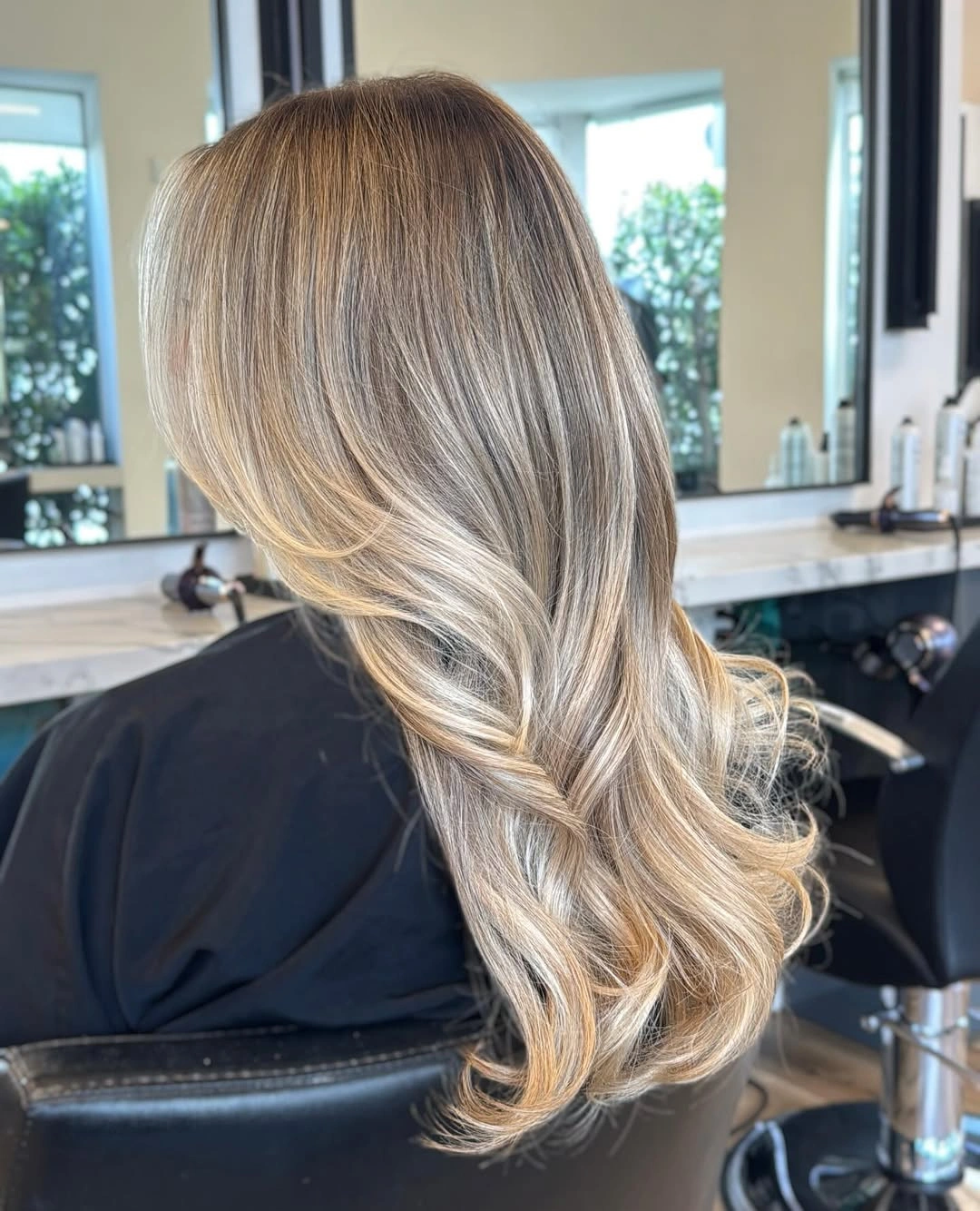 full head babylights blonde on brown hair Champagne Blonde Babylights With Soft Layers