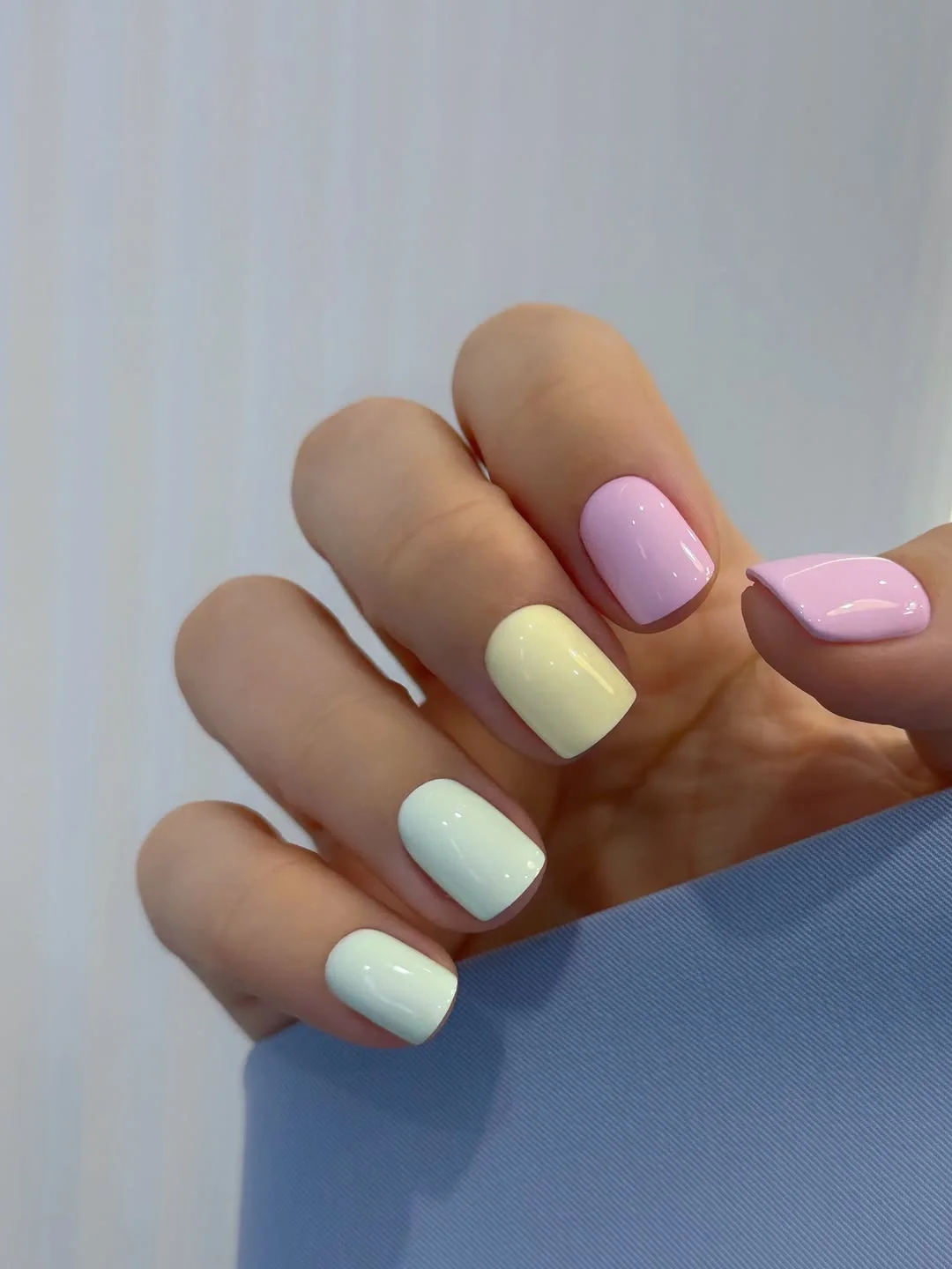 nail ideas for august 2026 Pastel Sorbet Short Nails