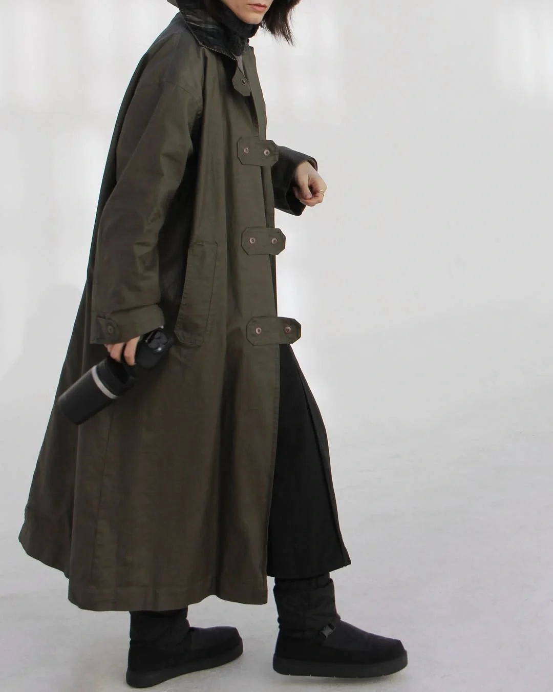 Overcoat fall outfits 2026 Timeless Olive Utility Layers for Crisp Fall Days