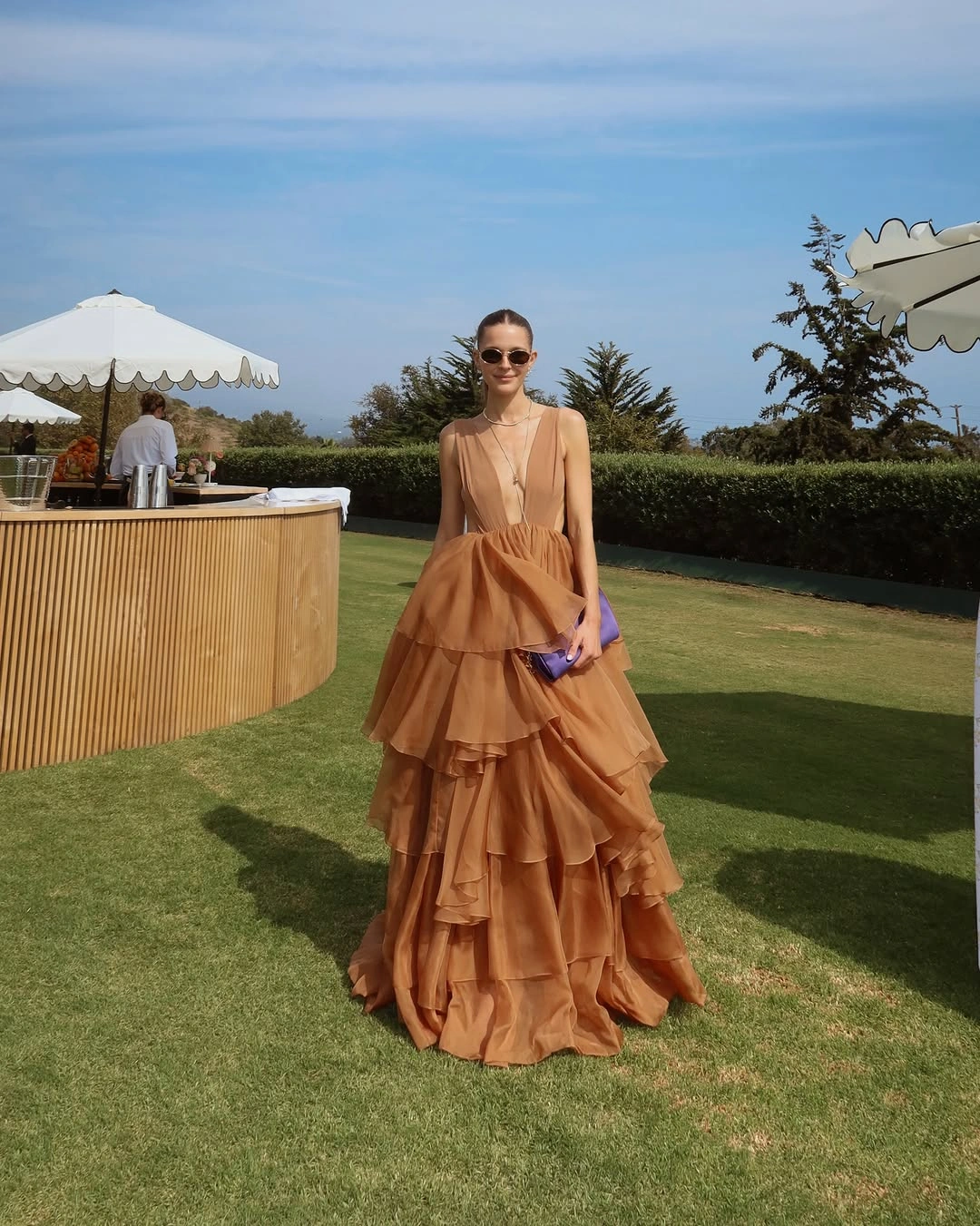 september fashion trends 2026 Romantic Caramel Evening Layers