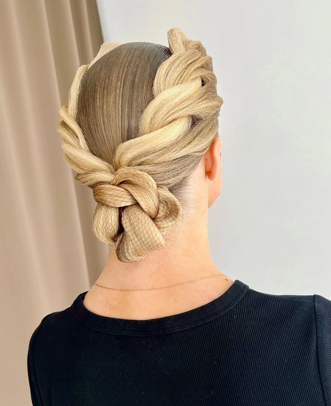 september hairstyles ideas 2026 Creative Sculptural Updo With Fashion Week Energy