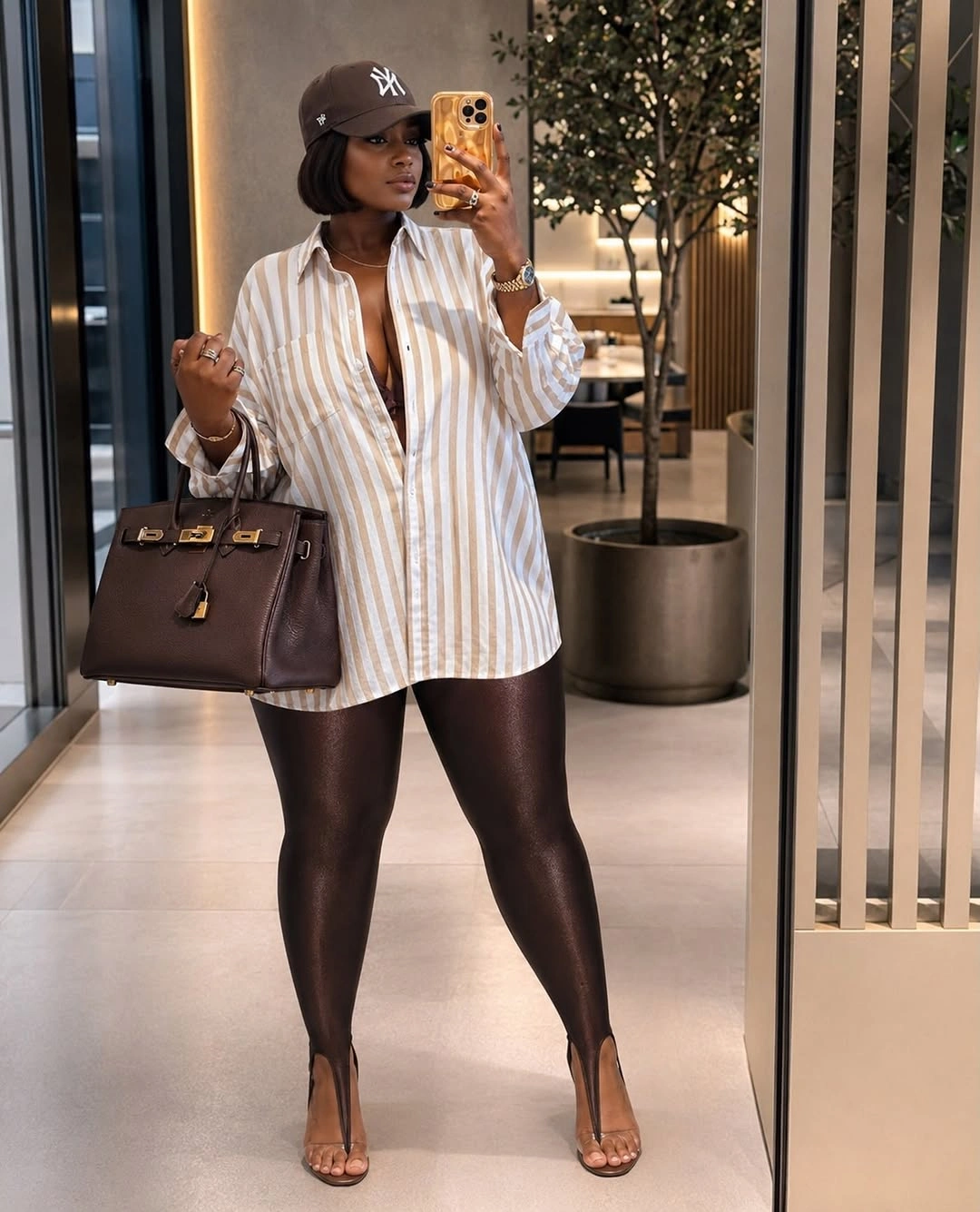 september outfits ideas 2026 Oversized Shirt And Statement Tights