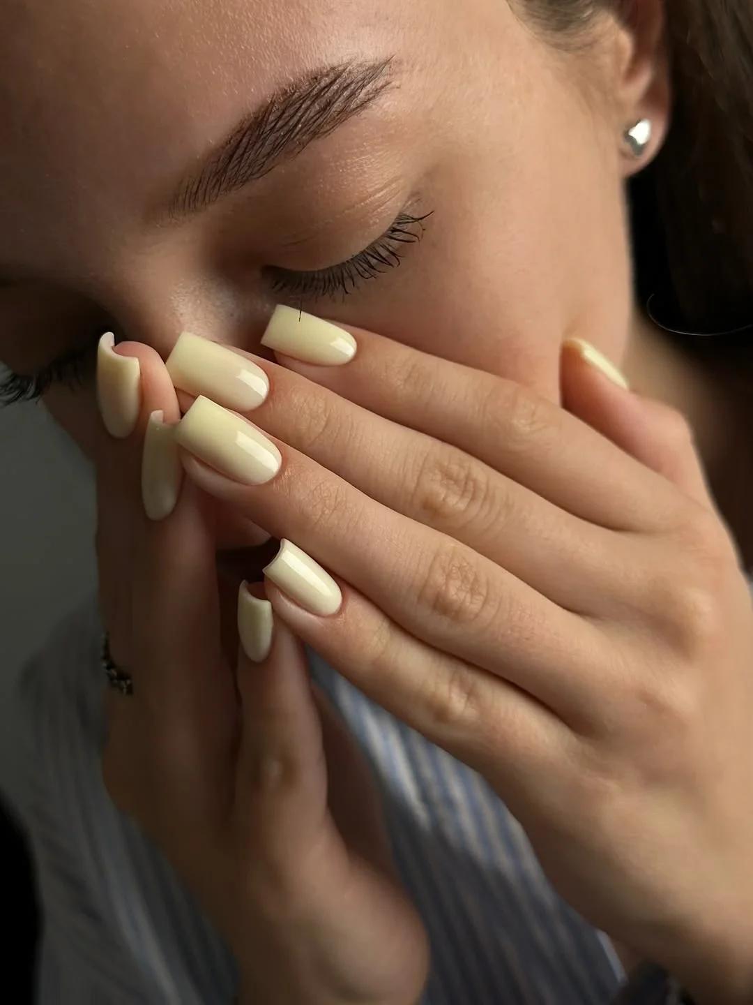 trendy nail colors for august 2026 Soft Buttercream Neutral Nails