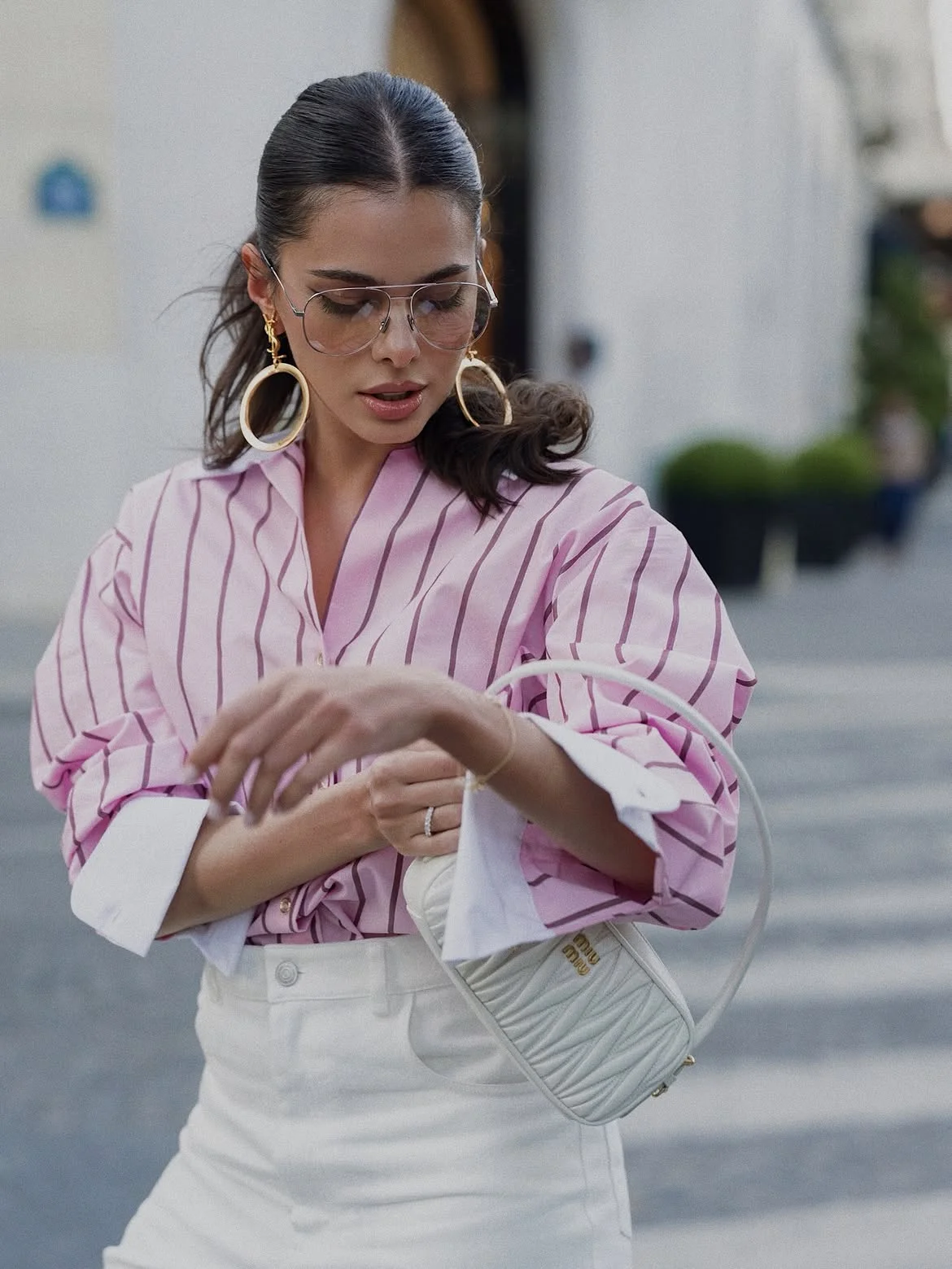 Trendy Outfits Ideas for August 2026 Pink Stripes And Crisp White Classics