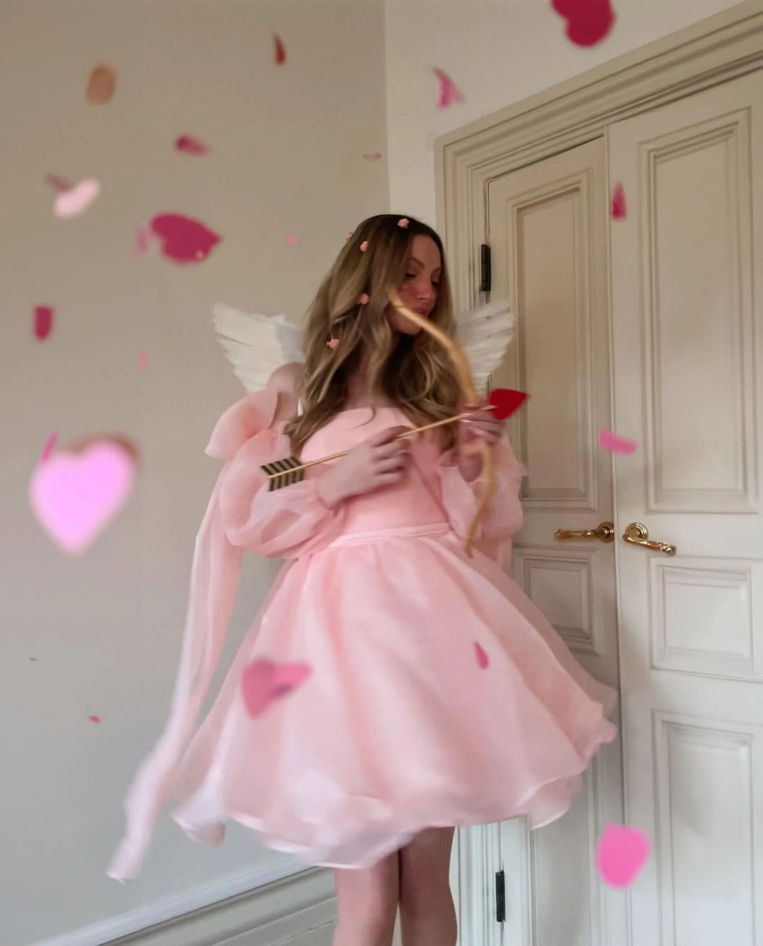 best halloween costume ideas 2026 Soft Pink Cupid With Romantic Y2K Energy