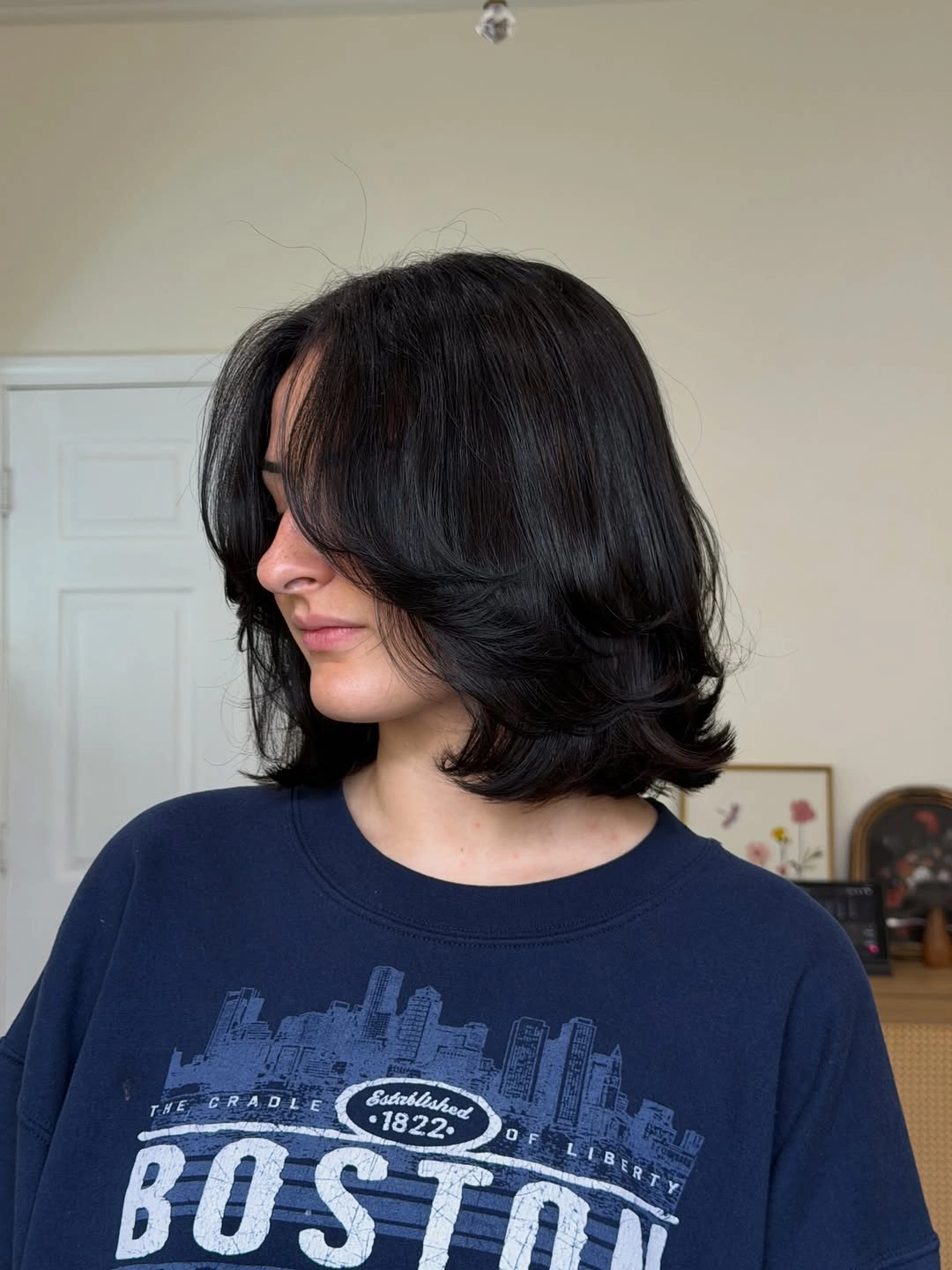 bob with layers haircut - Fluffy Layered Bob With a Relaxed Finish