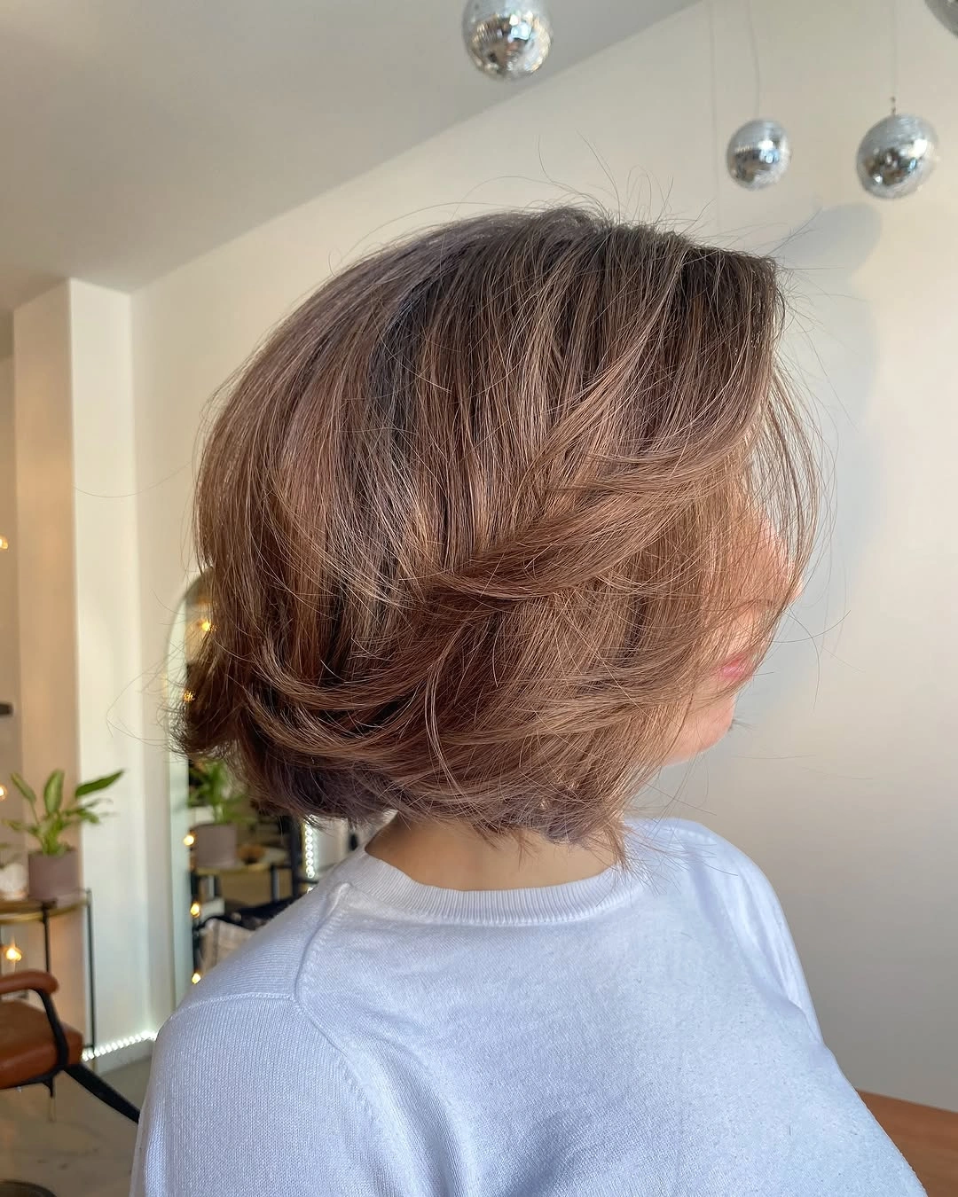 bob with layers haircut - Airy Layered Bob With Natural Dimension