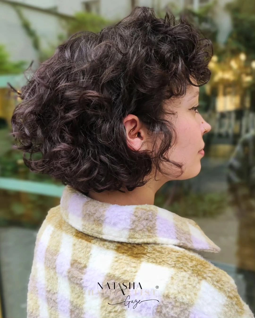 curly bob haircut Soft Stacked Bob With Loose Movement