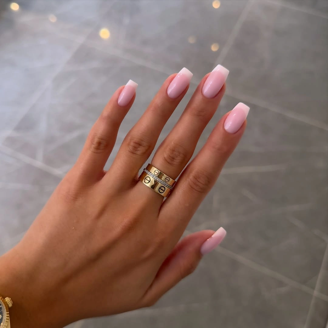 fall french nails 2026 Classic Milky Pink French For Everyday Elegance