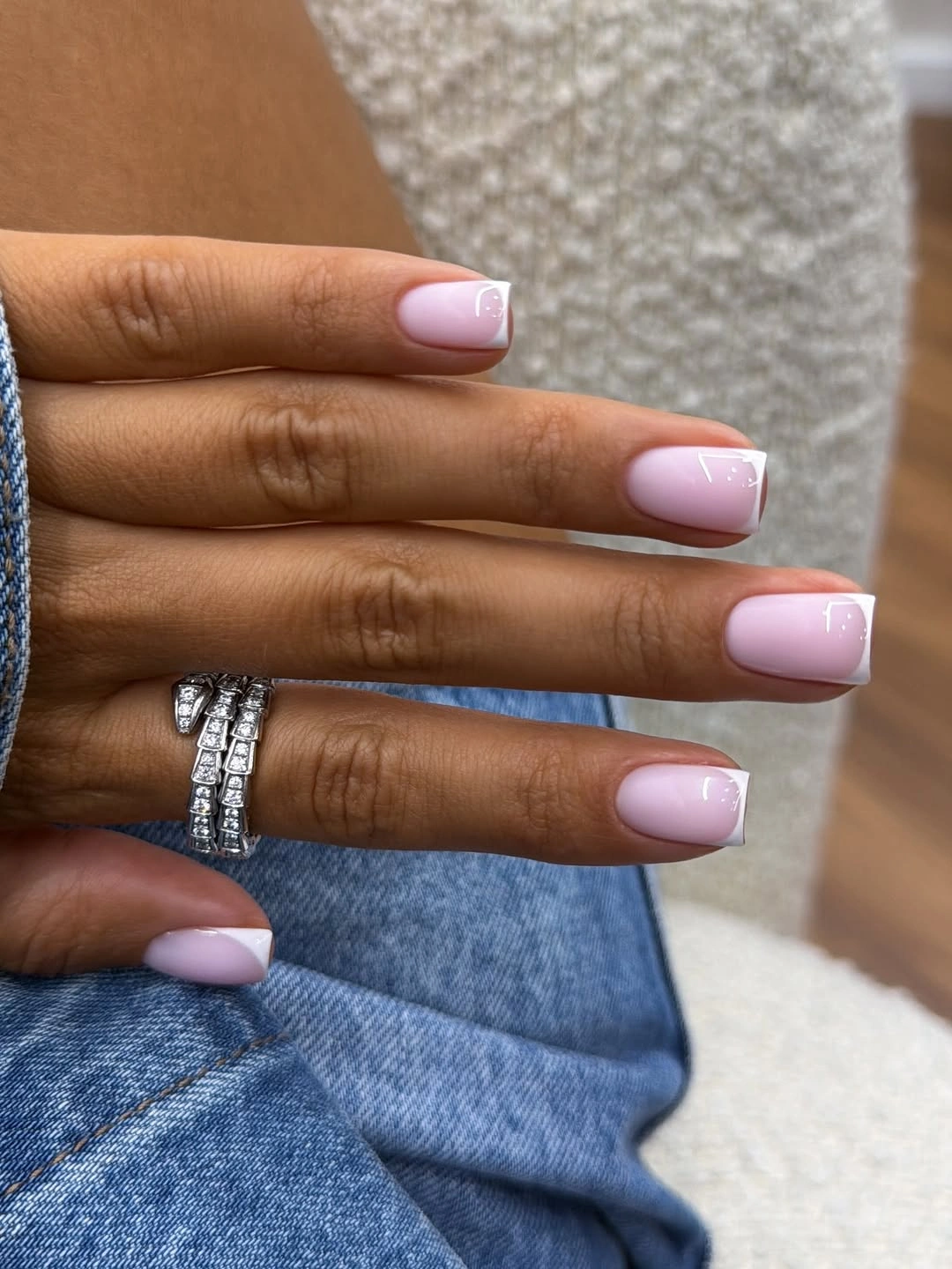 fall nail designs for office 2026 Short Milky French Nails For Everyday Wear