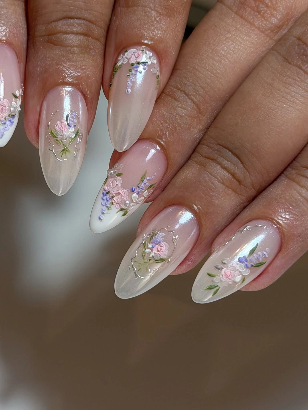 fall wedding nails 2026 Romantic Botanical Wedding Florals