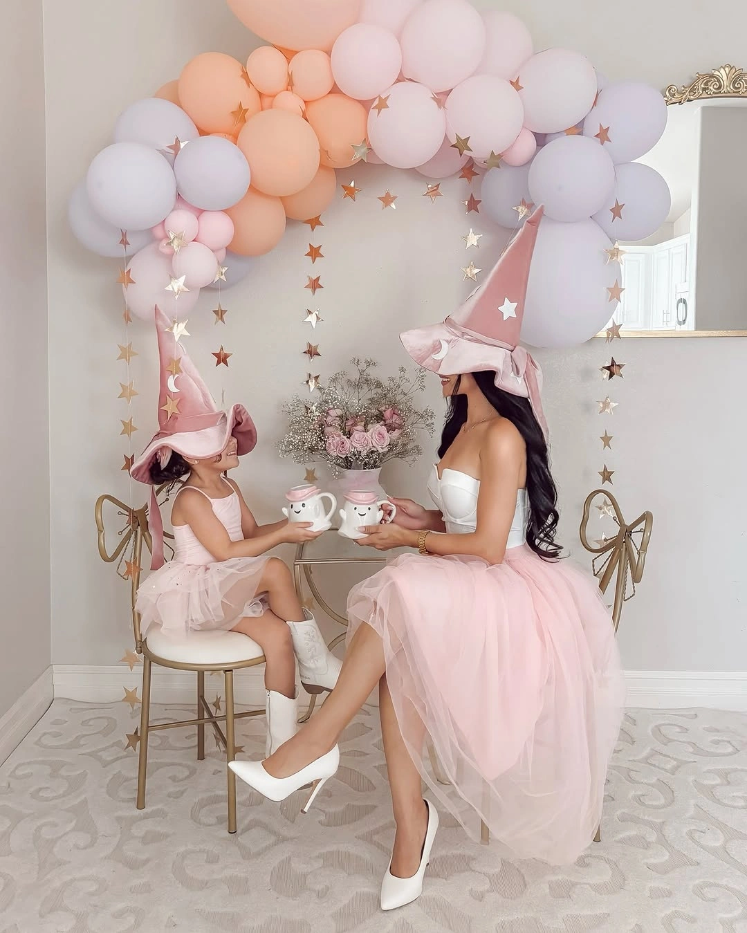 halloween costume for kids 2026 Pink Fairy Witch Tea Party