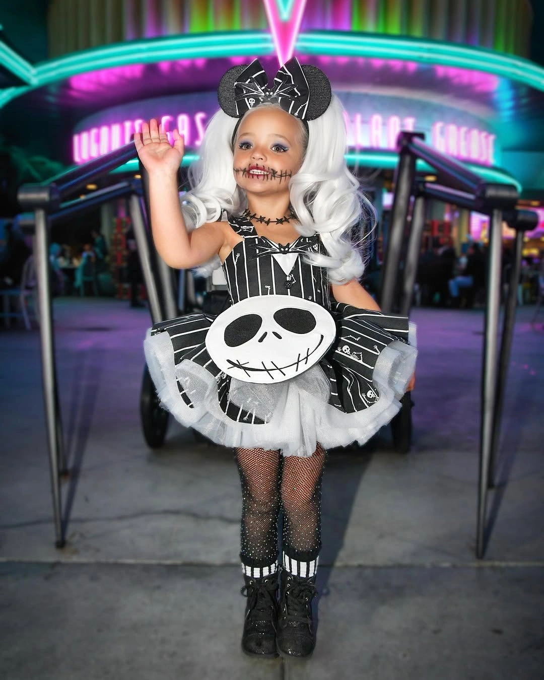 halloween costume for kids 2026 Jack Skellington Party Dress