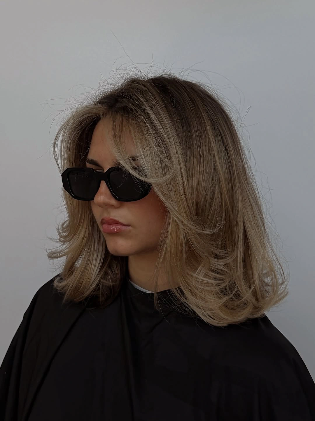 lob haircut ideas Bouncy Layered Lob With Curtain Pieces