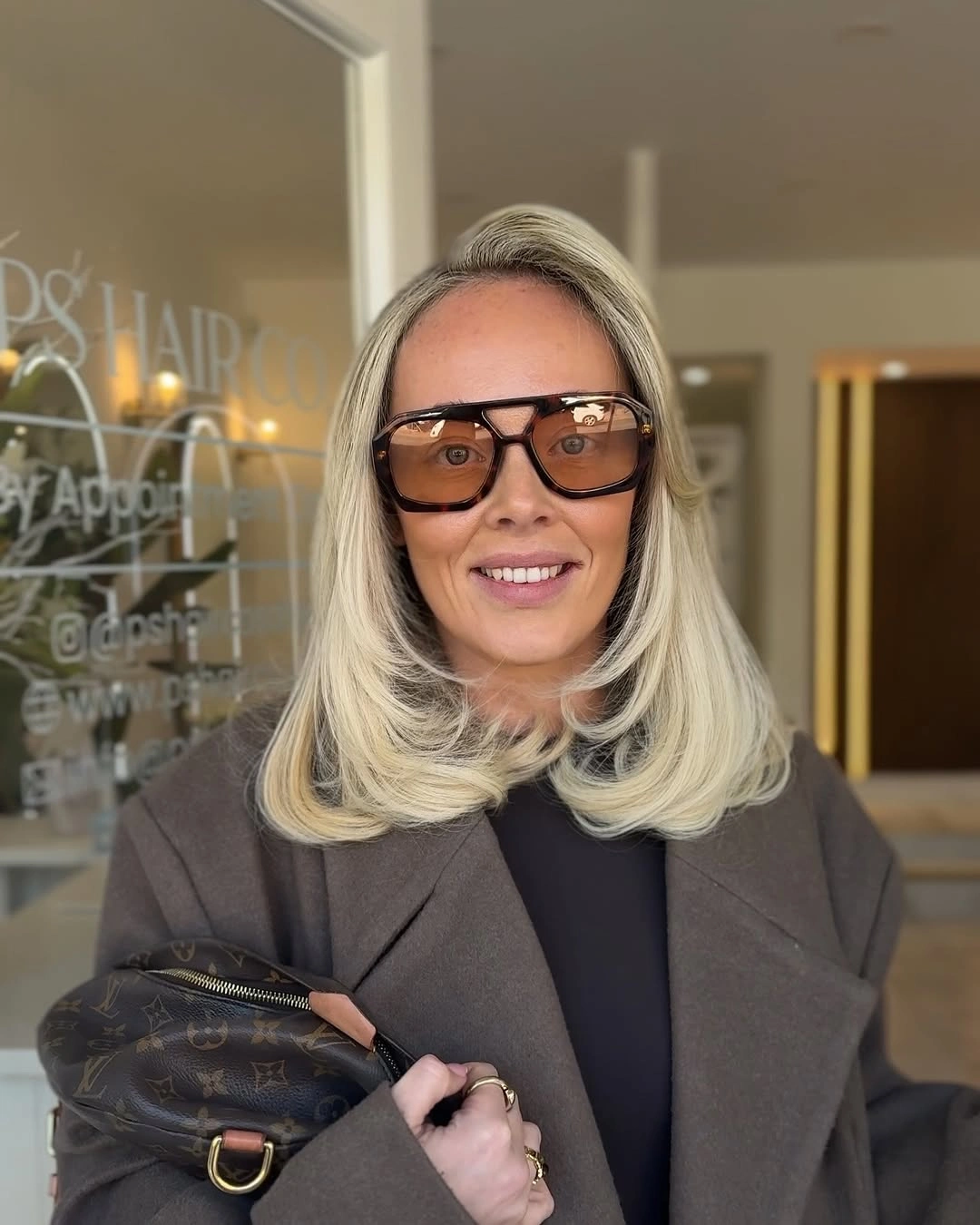lob haircut ideas Platinum Lob With Rounded Ends