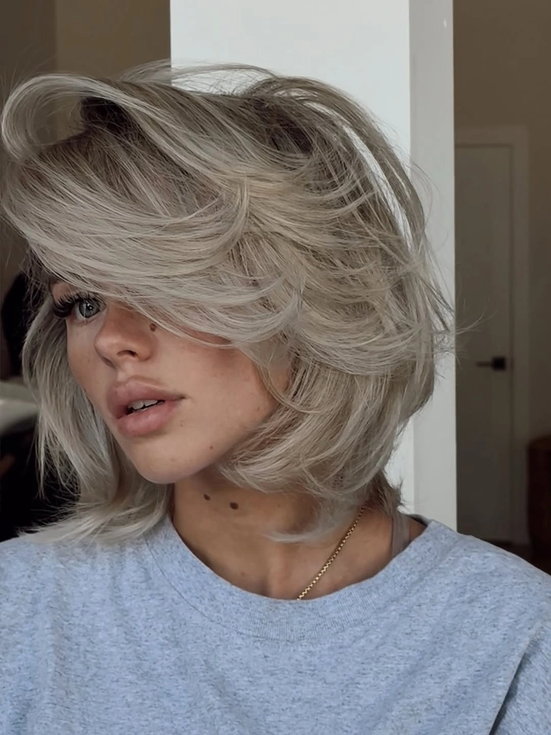 lob haircut ideas Voluminous Butterfly Lob
