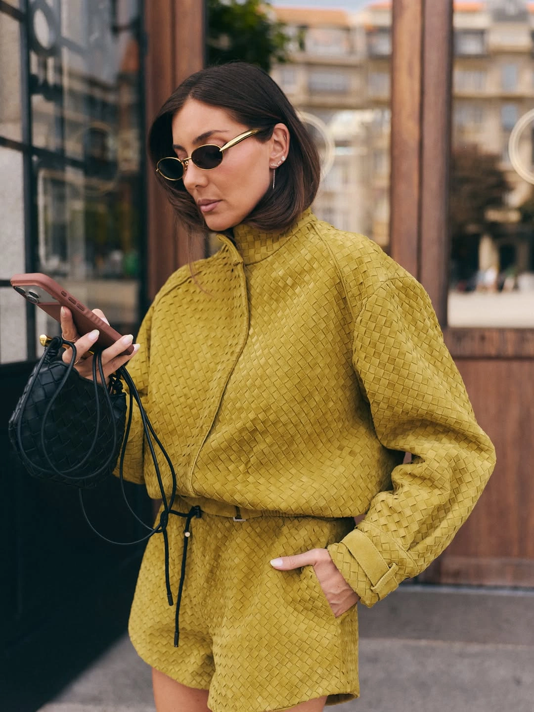 october fashion trends 2026 Mustard Texture With Sculptural Volume