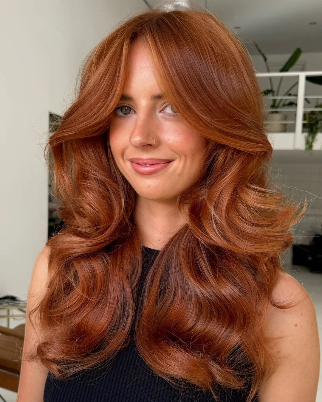 october hair colour ideas 2026 Glowing Ginger Copper