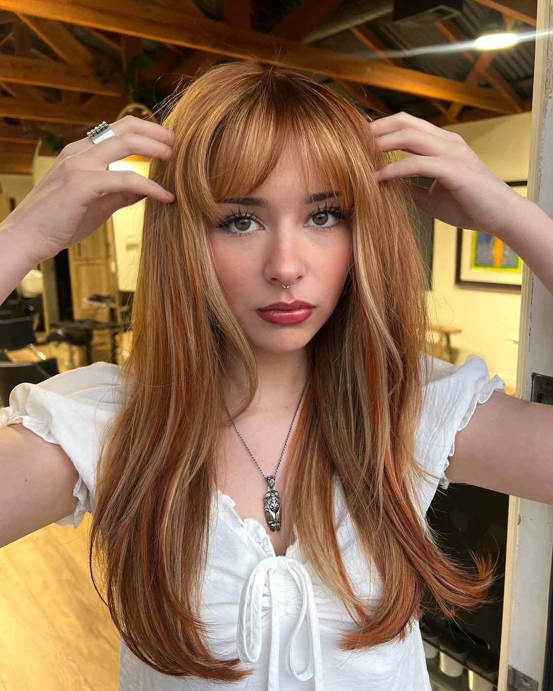 october hair colour ideas 2026 Golden Strawberry Copper