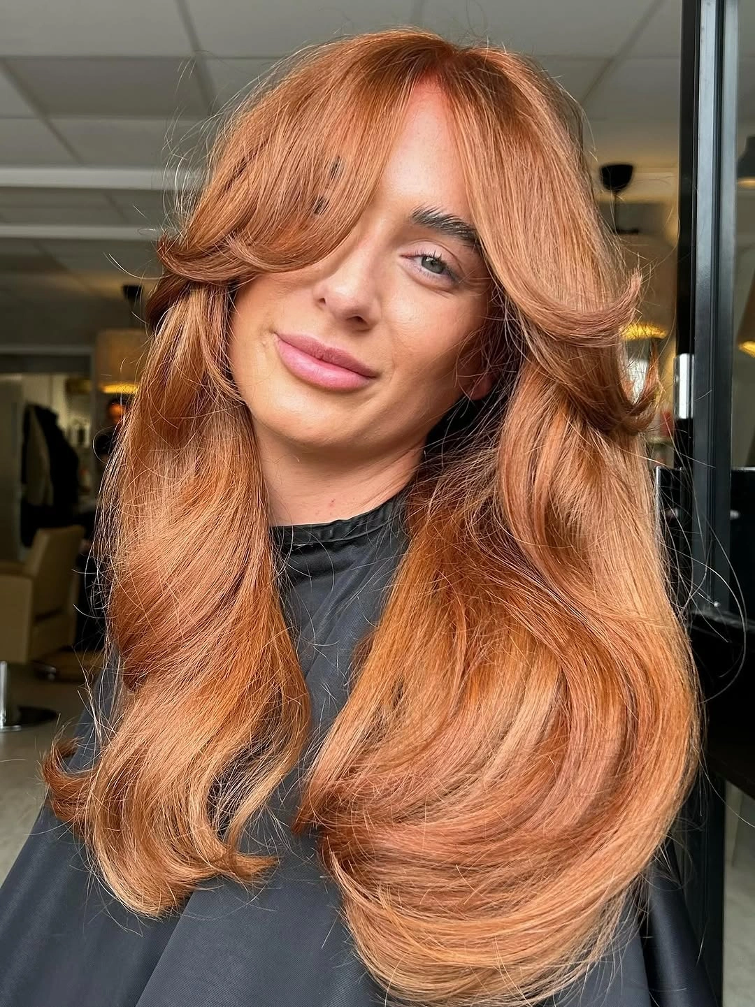 october haircut ideas 2026 Soft Copper Butterfly Cut