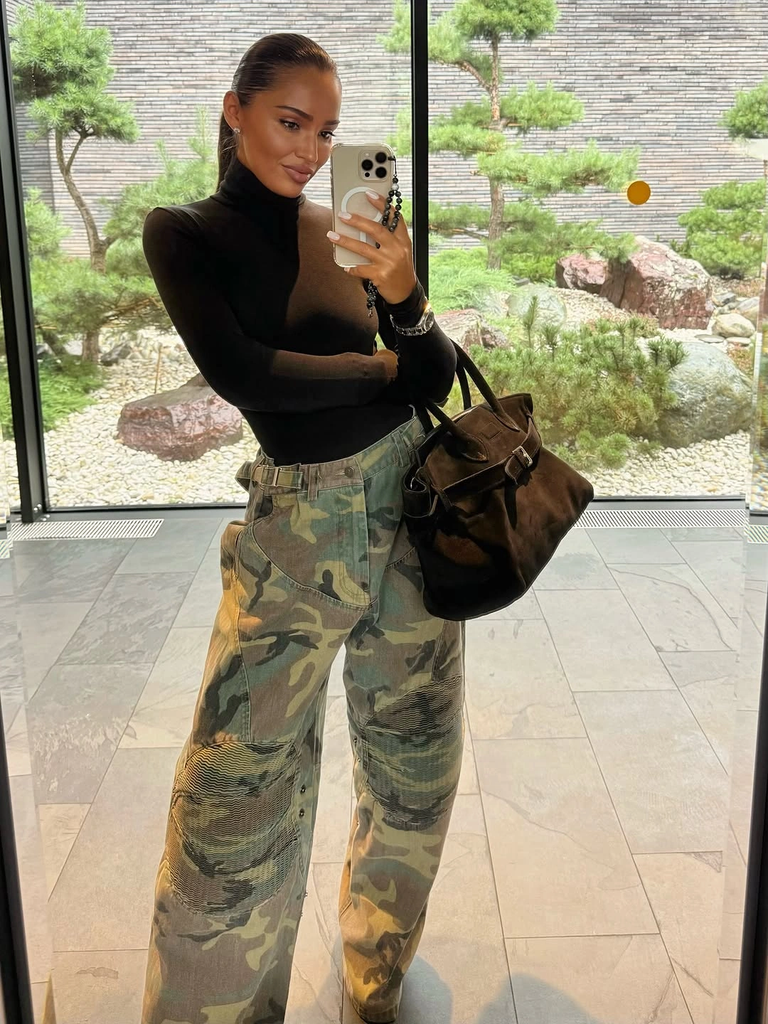 september fashion trends 2026 Camouflage Cargo Outfit