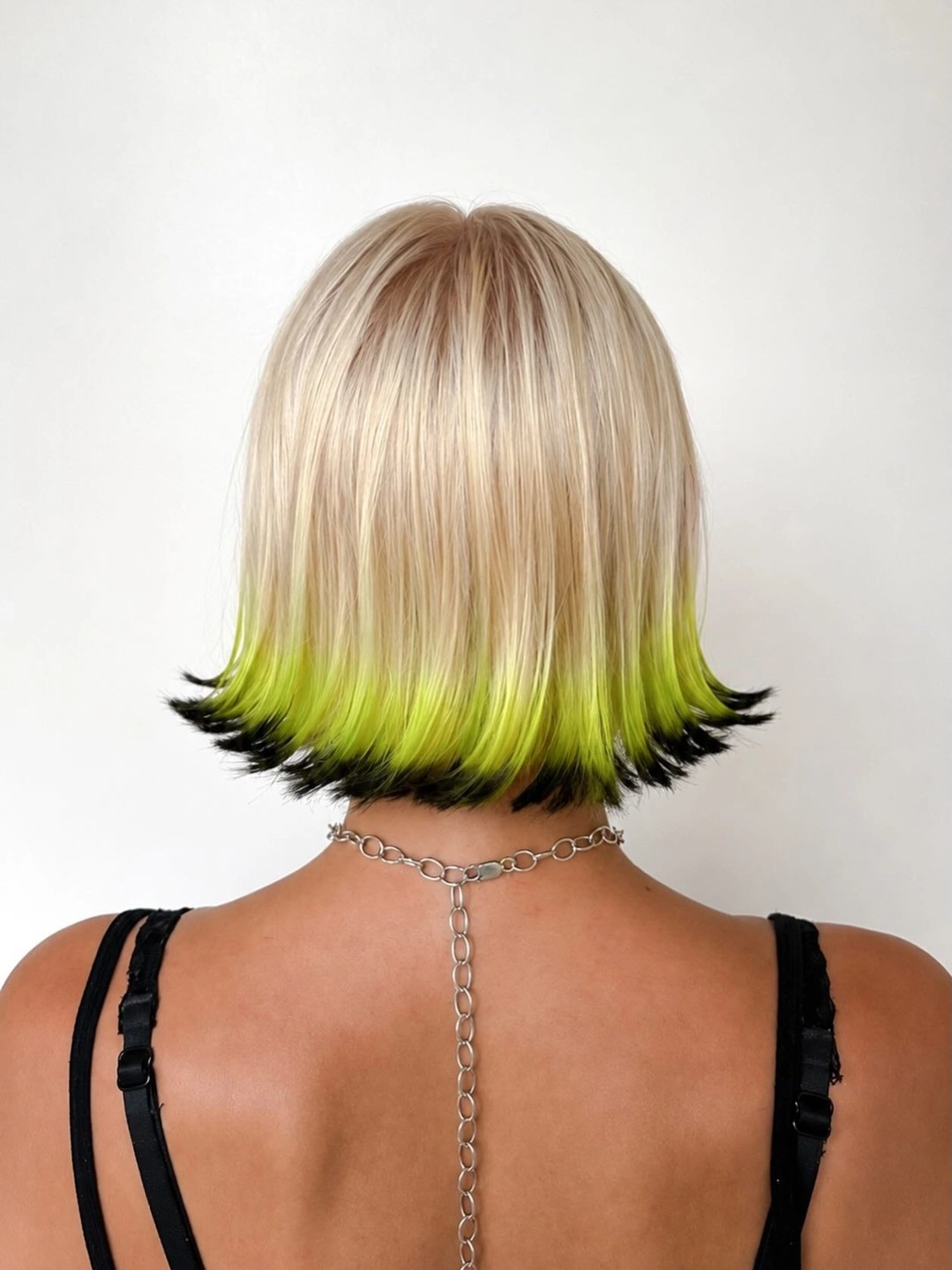 september hair colour trends 2026 Neon Lime Blonde For A Bold September Statement