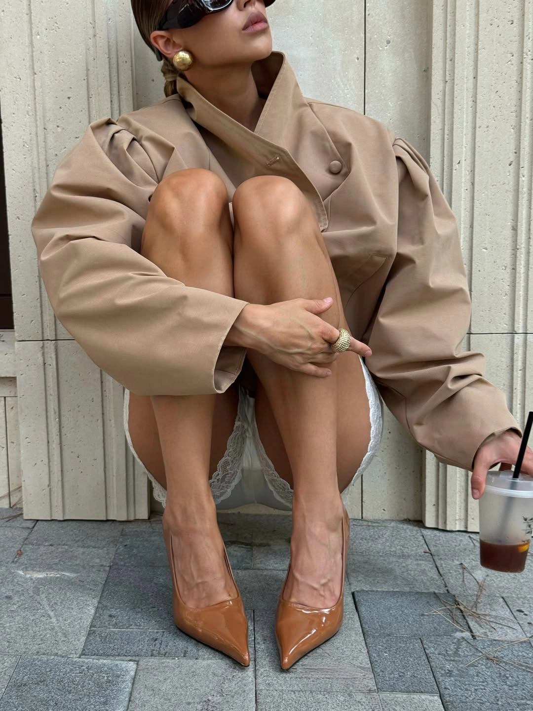 september outfit ideas 2026 - soft neutral tailored September outfit