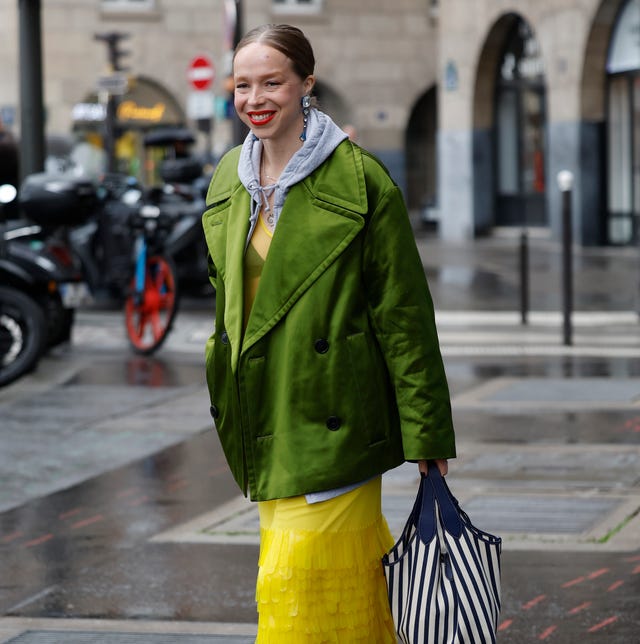 Green Velvet Jacket Over Hoodie for Fashion-Forward Layering — Winter Jackets for Women