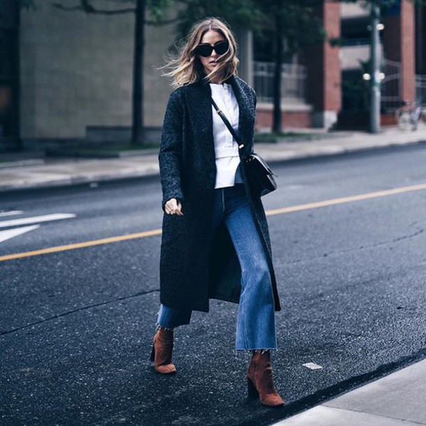 Textured Grey Coat for a Classic Winter Ensemble — Paris Winter Outfits