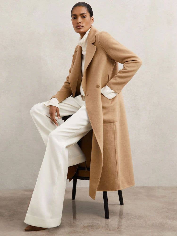 Smart Casual Daytime Outfit Idea Smart Casual Daytime Outfit Idea — Camel Coat Outfits