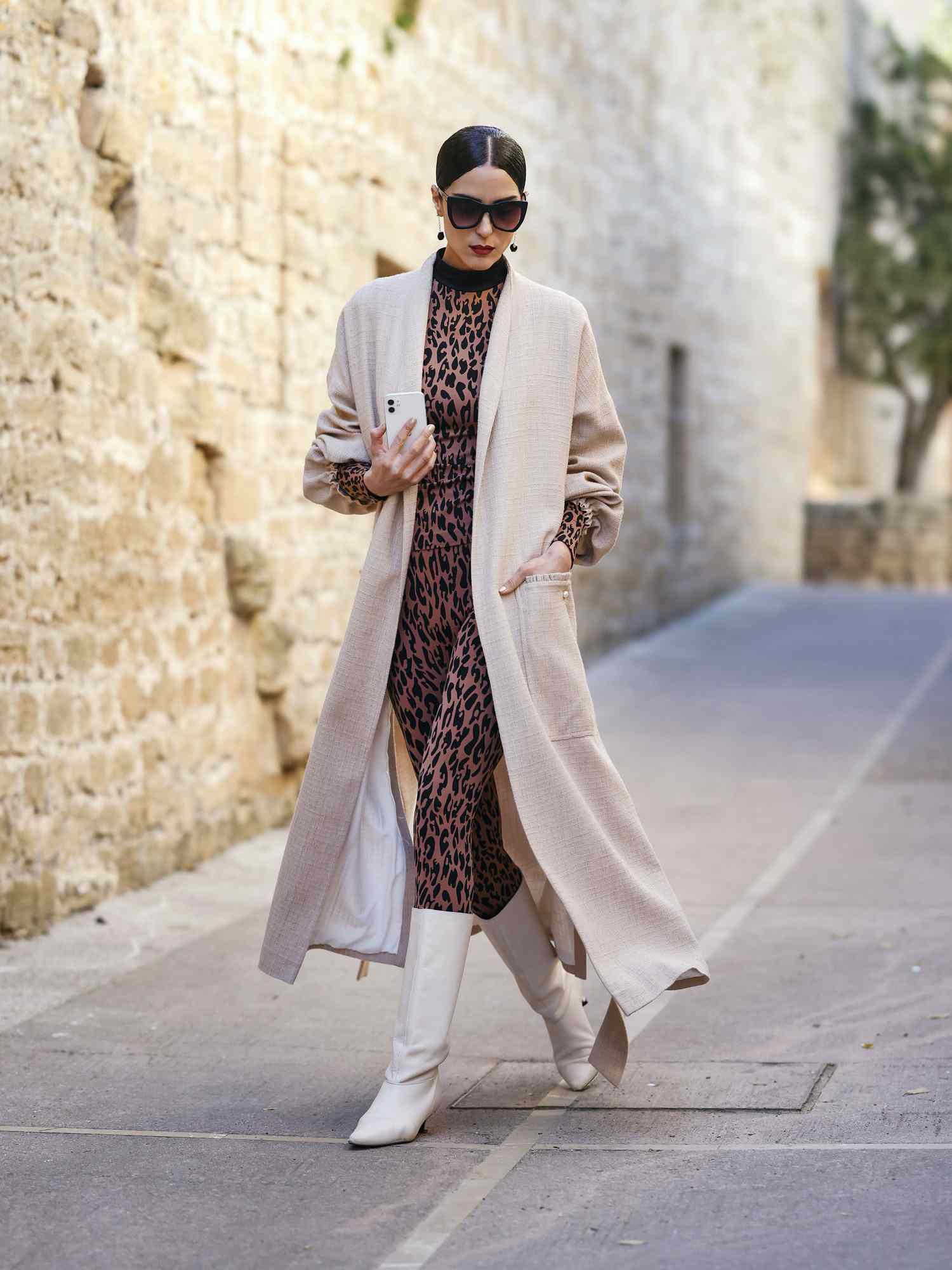 Chic Evening Outfit Idea — Winter to Spring Transition Outfits
