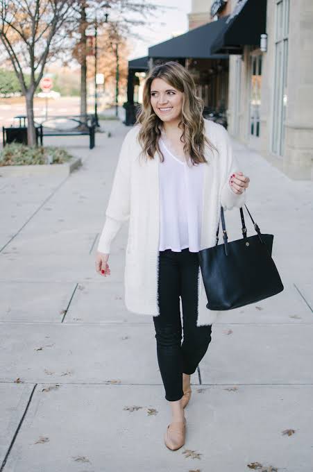 Casual Outfit Idea — Winter White Outfits