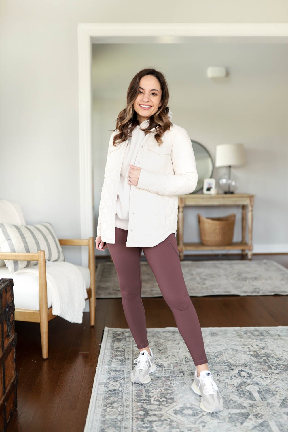 Quilted Jacket and Hoodie Combination for Warmth — Winter Athleisure Outfits