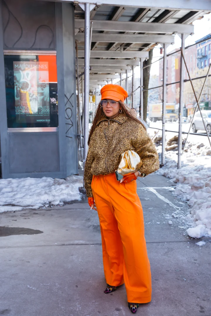 Monochromatic Orange Ensemble for a Bold Winter Statement — NYC Winter Outfits