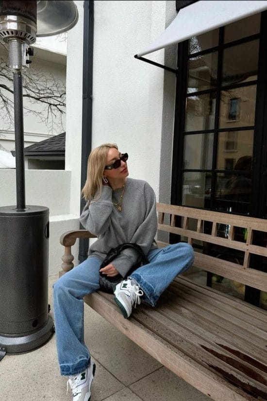 Three-Quarter Outfit Idea — Winter Outfits for Warm Weather