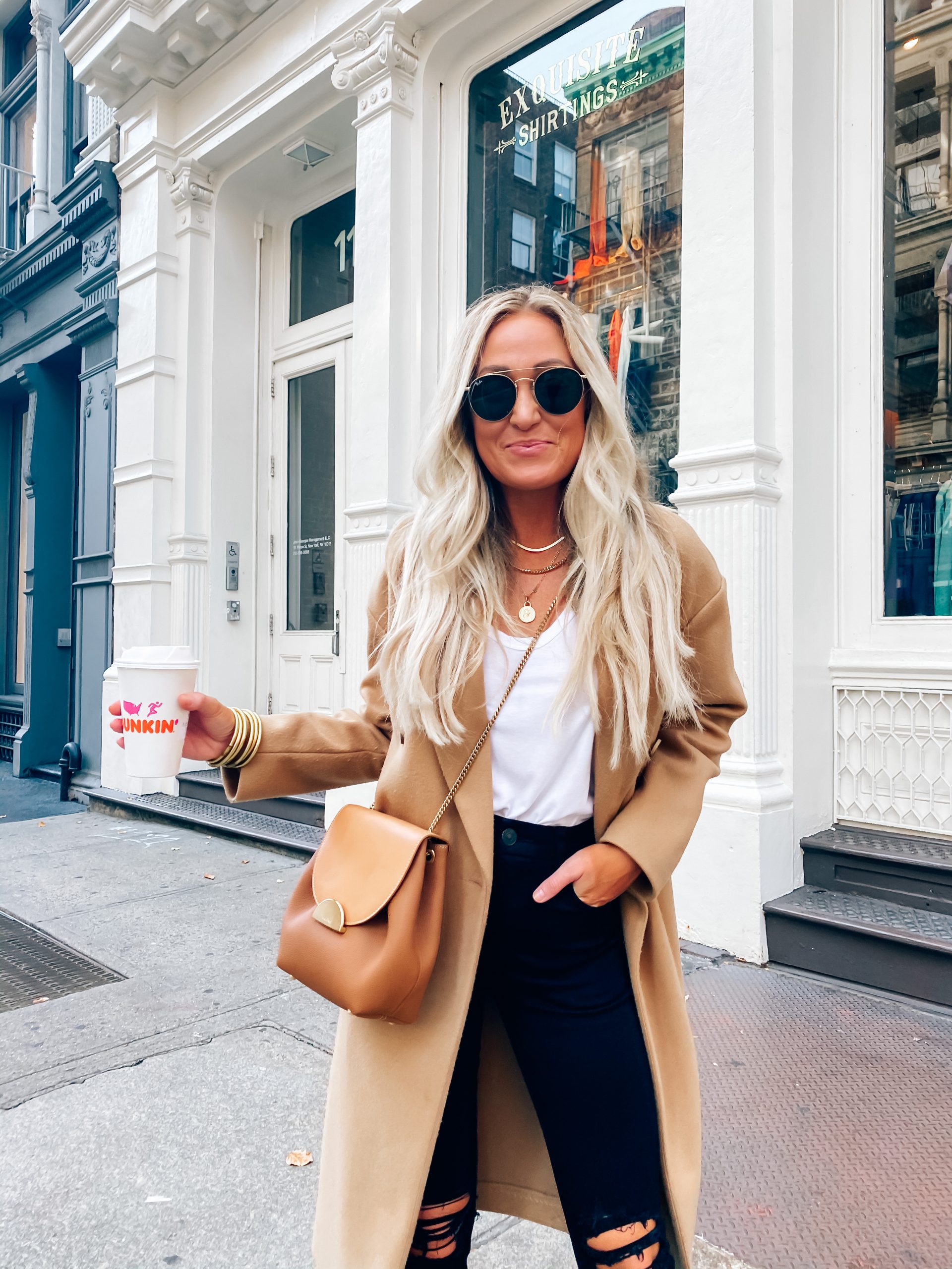 Casual Outfit Idea Casual Outfit Idea — Camel Coat Outfits